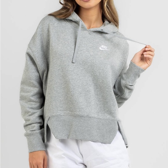 Nike Heather Gray Hoodie - Picture 1 of 7